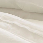 Viola Alabaster Linen Duvet Cover + Sham Set