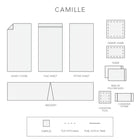 Camille | Woven 1/2" Self Stripe