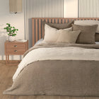 Dune Taupe Textured Quilt