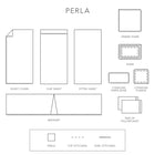 Perla Purled Edge Percale