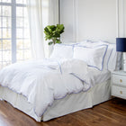 Perla Purled Edge Percale