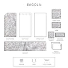 Sagola Dark Grey | Jacquard
