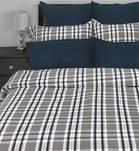 Simon Flannel Duvet Cover Set