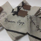 Buon Appetito Linen Napkins Set of 4